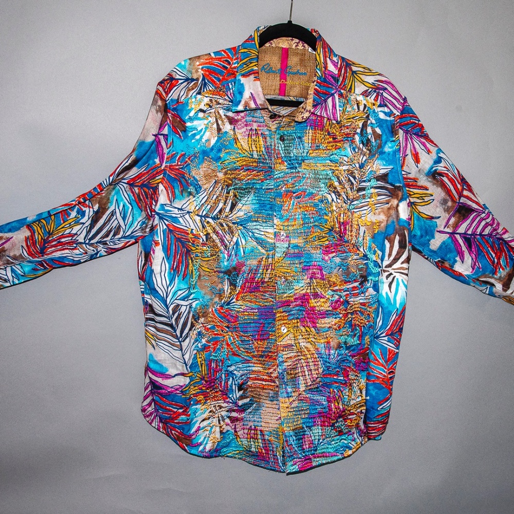 ROBERT GRAHAM LIMITED EDITION SHIRT  - "Kingpin Louie" -  XL Classic Fit
